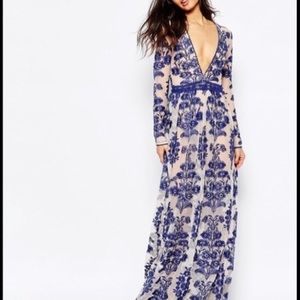 For Love & Lemons Temecula Maxi Dress size S